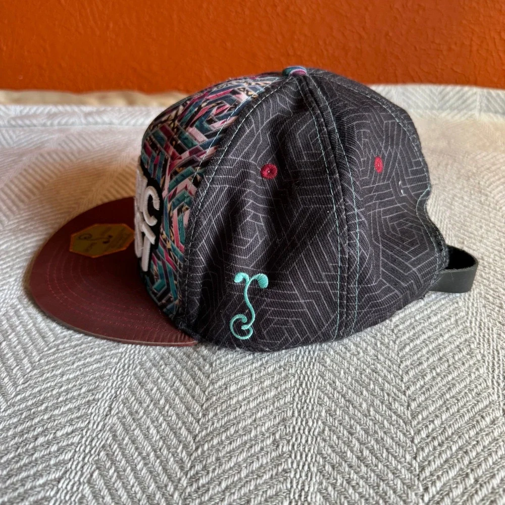 Electric Forest Grassroots California 2016 Festival Strapback Hat Geometric Cap